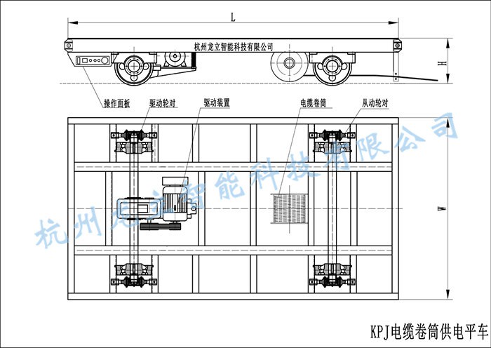 KPJ轨道平车(图1)